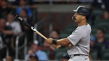 Yankees outfielder Trent Grisham vs. Atlanta Braves