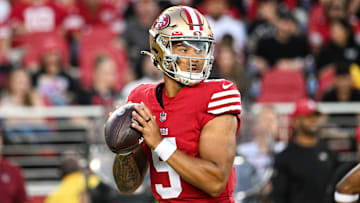 San Francisco 49ers quarterback Trey Lance