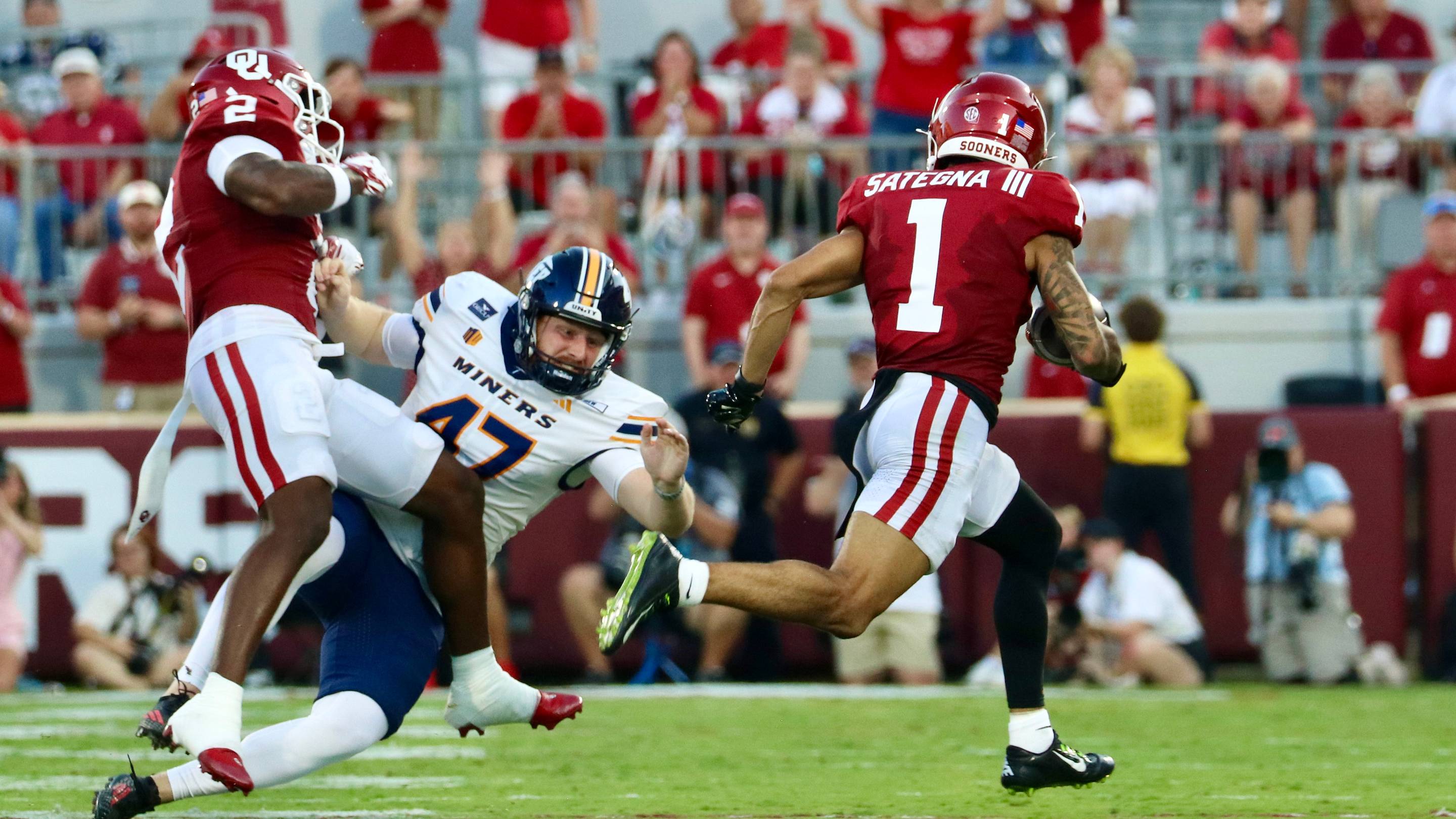 Oklahoma WR Isaiah Sategna was ‘Ready’ to Return Punt for Touchdown