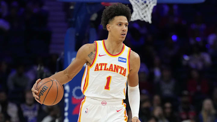 Jalen Johnson and the Hawks are home underdogs against the Spurs.