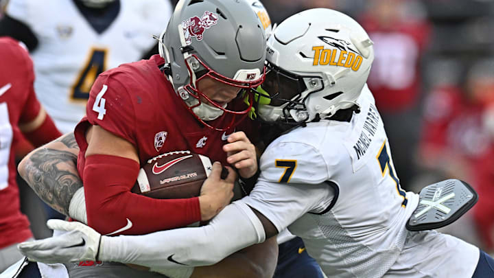 Toledo Rockets safety and Cleveland Browns 2026 second-round draft pick Emmanuel McNeil-Warren