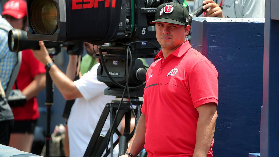 DJ Gasso during a softball game between Utah and Washington in the Women's College World Series at USA Softball Hall of Fame Stadium in Oklahoma City, Friday, June 2, 2023. DJ Gasso during a softball game between Utah and Washington in the Women's College World Series at USA Softball Hall of Fame Stadium in Oklahoma City, Friday, June 2, 2023.