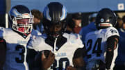 Granite Hills running back Max Turner warms up for the 2024 season opener