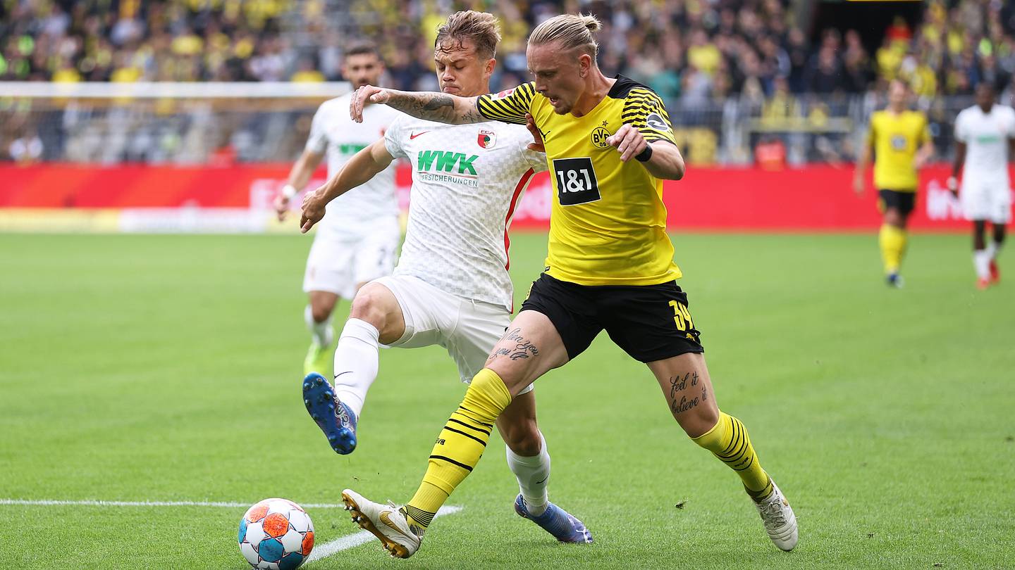 FC Augsburg Borussia Dortmund Die Offiziellen Aufstellungen