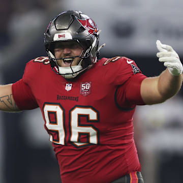Buccaneers DT Greg Gaines (96) and his defensive teammates have a favorable home matchup against the Jets in Week 3.