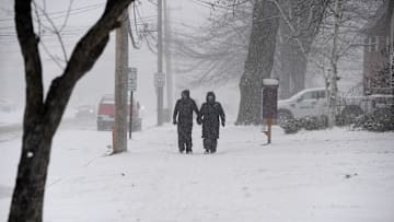 Winter Storm Brings Heavy Snow To Great Lakes Region