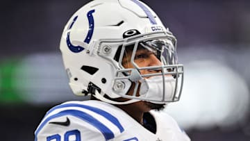 Dec 17, 2022; Minneapolis, Minnesota, USA; Indianapolis Colts running back Jonathan Taylor (28)