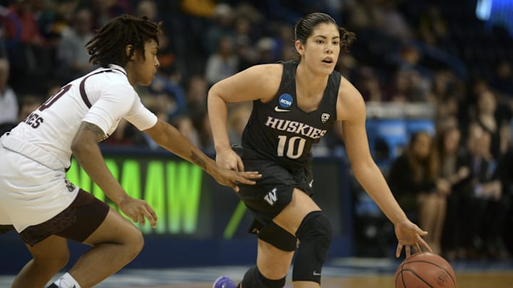 Washington Huskies alum Kelsey Plum will become the first women's basketball player in program history to have her jersey retired.