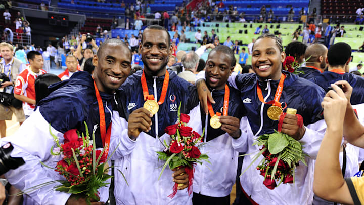 Bryant, James, Dwyane Wade, and Carmelo Anthony were key members of the '08 national team.