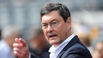 Sep 23, 2018; Pittsburgh, PA, USA; Pittsburgh Pirates owner Bob Nutting before the game against the Milwaukee Brewers at PNC Park. Mandatory Credit: Philip G. Pavely-Imagn Images