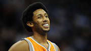 Dec 20 2011; Denver, CO, USA; Phoenix Suns shooting guard Josh Childress (1) during the fourth quarter of a preseason game against the Denver Nuggets at Pepsi Center. The Nuggets defeated the Suns 127-110. Mandatory Credit: Ron Chenoy-Imagn Images