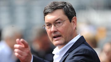 Sep 23, 2018; Pittsburgh, PA, USA; Pittsburgh Pirates owner Bob Nutting before the game against the Milwaukee Brewers at PNC Park. Mandatory Credit: Philip G. Pavely-Imagn Images