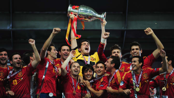 Espanha foi bicampeã da Euro em 2012 no Estádio Olímpico de Kiev, na Ucrânia