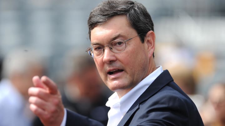 Sep 23, 2018; Pittsburgh, PA, USA; Pittsburgh Pirates owner Bob Nutting before the game against the Milwaukee Brewers at PNC Park. Mandatory Credit: Philip G. Pavely-USA TODAY Sports