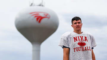 Nixa High School freshman Jackson Cantwell is a 6-foot-8 multi-sport athlete and has already scored a 33 on the ACT.

Tnixa Football00009