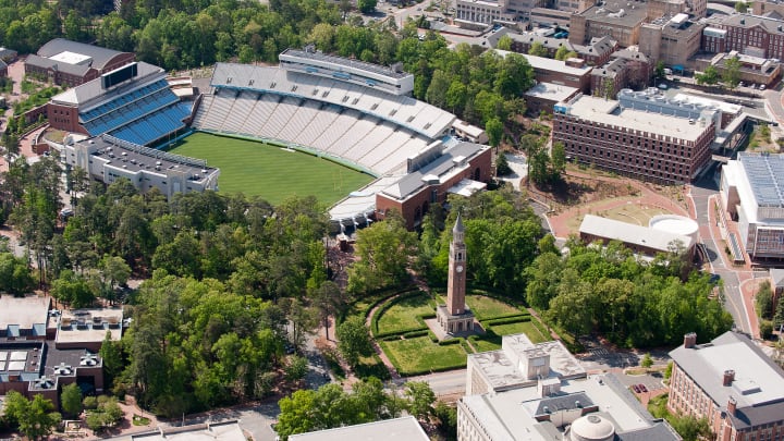 Aerial View of the University North Carolina Campus