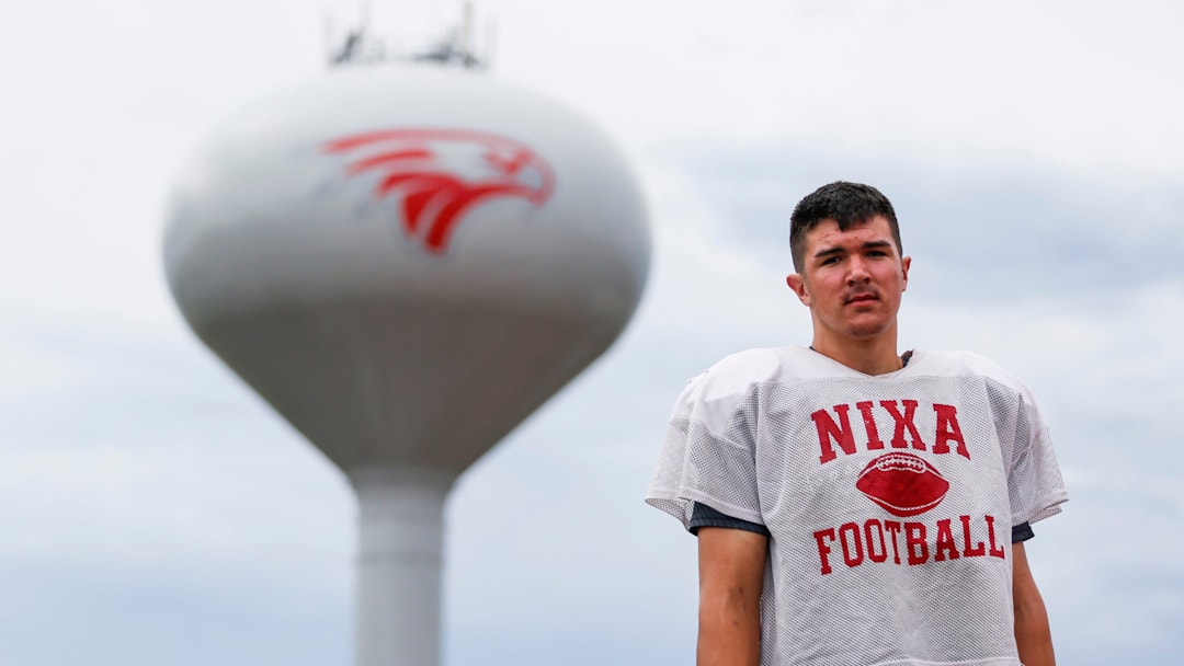 Nixa High School freshman Jackson Cantwell is a 6-foot-8 multi-sport athlete and has already scored a 33 on the ACT.

Tnixa Football00009