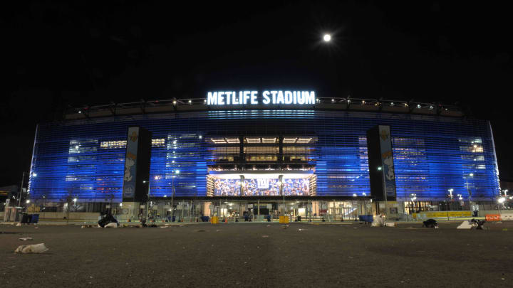 Jan 8, 2011; New York City, NY, USA; General view of the MetLife Stadium exterior.  