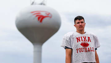 Nixa High School freshman Jackson Cantwell is a 6-foot-8 multi-sport athlete and has already scored a 33 on the ACT.

Tnixa Football00009