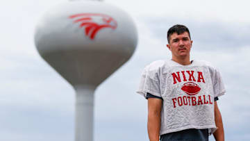 Nixa High School freshman Jackson Cantwell is a 6-foot-8 multi-sport athlete and has already scored a 33 on the ACT.

Tnixa Football00009