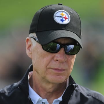 Jul 27, 2018; Latrobe, PA, USA; Pittsburgh Steelers president Art Rooney II during training camp at St. Vincent College. Mandatory Credit: Philip G. Pavely-USA TODAY Sports
