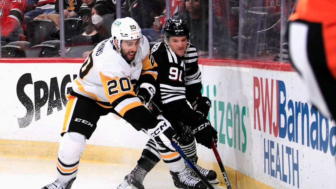 Pittsburgh Penguins v New Jersey Devils