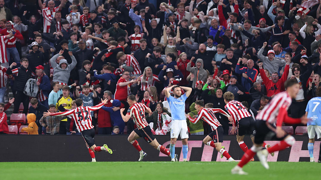 Dan Ballard's header in the 123rd minute sent The Black Cats to Wembley and ended The Sky Blues' Cinderella season- Sky Bet Championship Play-Off Semi Final Second Leg