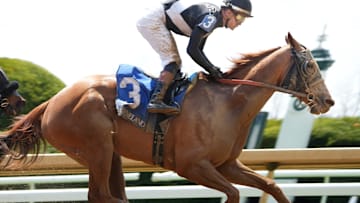 Flavien Prat, on top of Bourbon Breeze, won the 3rd race Thursday at Keeneland.
April 10, 2025