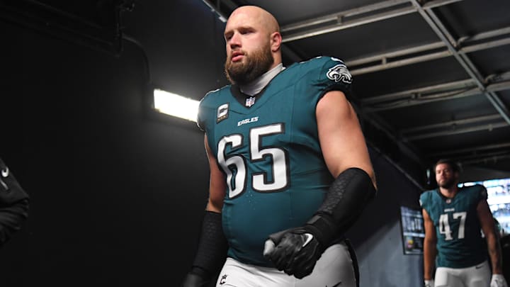 Lane Johnson is finishing up his 12th season in the NFL. Lane Johnson is finishing up his 12th season in the NFL.