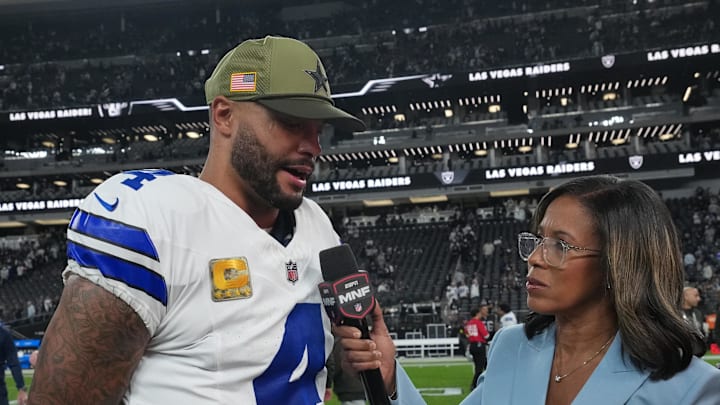 Cowboys quarterback Dak Prescott said it was a “blessing” to be able to play on the field. Cowboys quarterback Dak Prescott said it was a “blessing” to be able to play on the field.