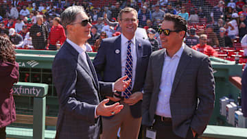 Apr 15, 2022; Boston, Massachusetts, USA; Boston Red Sox owner John Henry at Fenway Park before a