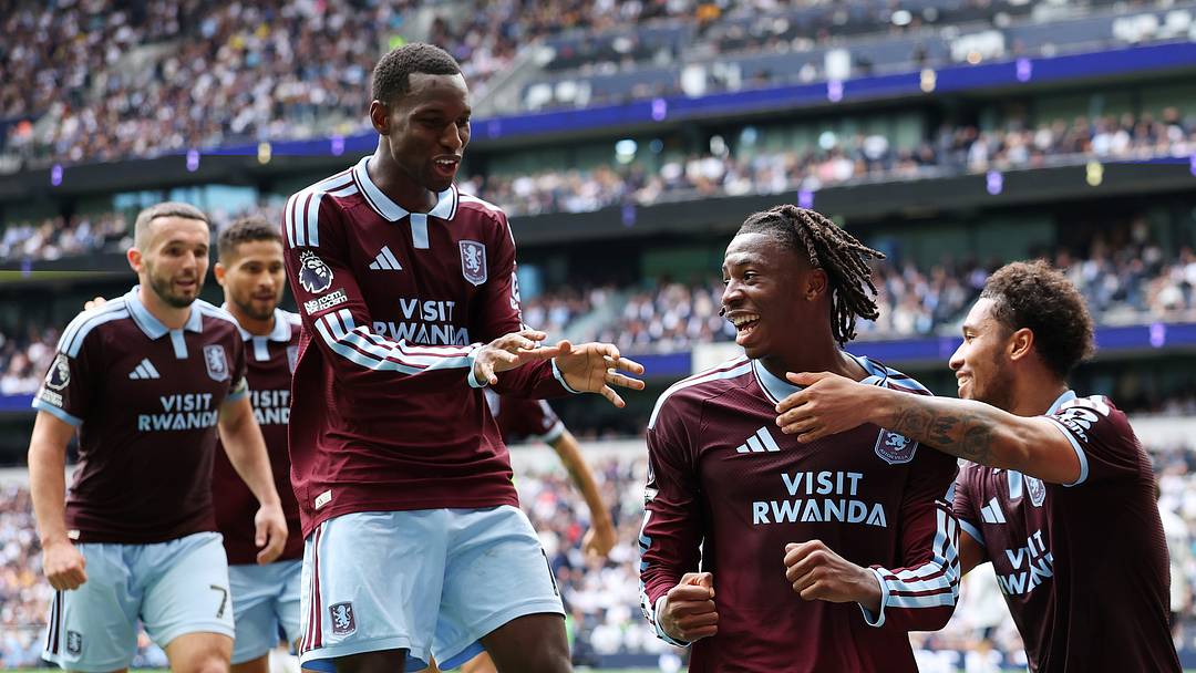 Nicolas Jackson and Johan Manzambi starred in Villa's win over Spurs