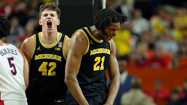 Morez Johnson Jr., Will Tschetter, Michigan Wolverines