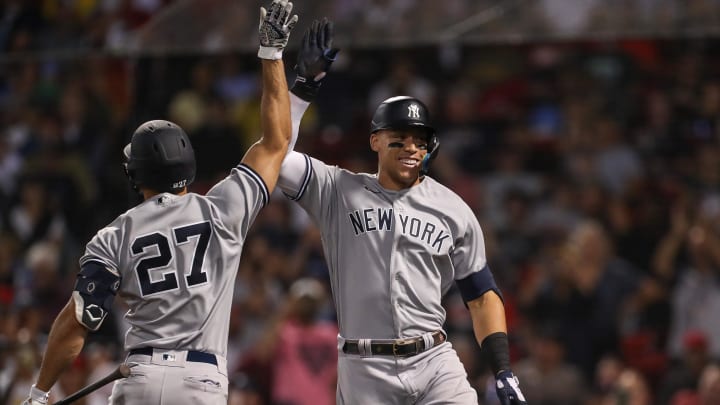 New York Yankees center fielder Aaron Judge (99).