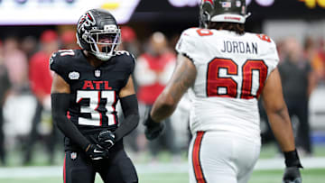 Atlanta Falcons safety Xavier Watts