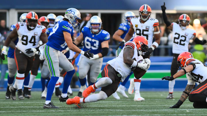 Cleveland Browns, Maurice Hurst II. Mandatory Credit: Steven Bisig-USA TODAY Sports