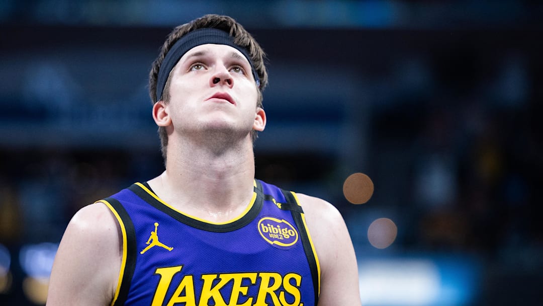 Mar 26, 2025; Indianapolis, Indiana, USA; Los Angeles Lakers guard Austin Reaves (15) in the second half against the Indiana Pacers at Gainbridge Fieldhouse. Mandatory Credit: Trevor Ruszkowski-Imagn Images Mar 26, 2025; Indianapolis, Indiana, USA; Los Angeles Lakers guard Austin Reaves (15) in the second half against the Indiana Pacers at Gainbridge Fieldhouse. Mandatory Credit: Trevor Ruszkowski-Imagn Images