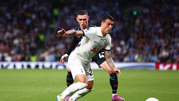 Pedro Porro in action against Manchester City last season