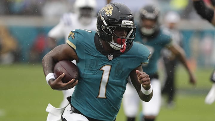 Jaguars running back Travis Etienne Jr. faces the New York Jets in Week 15. Jaguars running back Travis Etienne Jr. faces the New York Jets in Week 15.