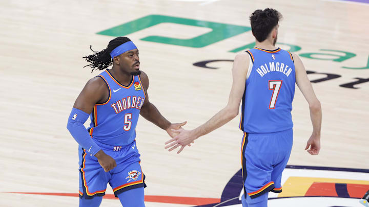 Dort and Holmgren will be key to the Thunder’s championship chase. Dort and Holmgren will be key to the Thunder’s championship chase.