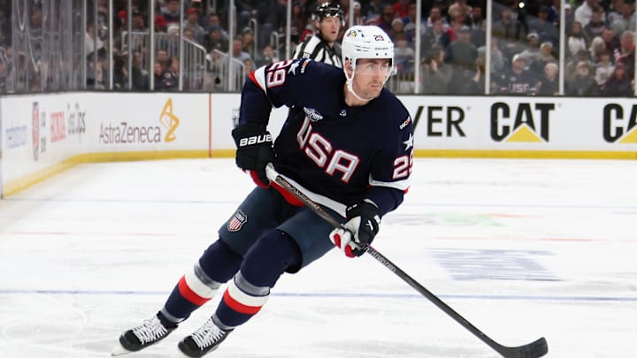 Colorado Avalanche center Brock Nelson hit the ground running, registering his first point with his new team on Saturday night.