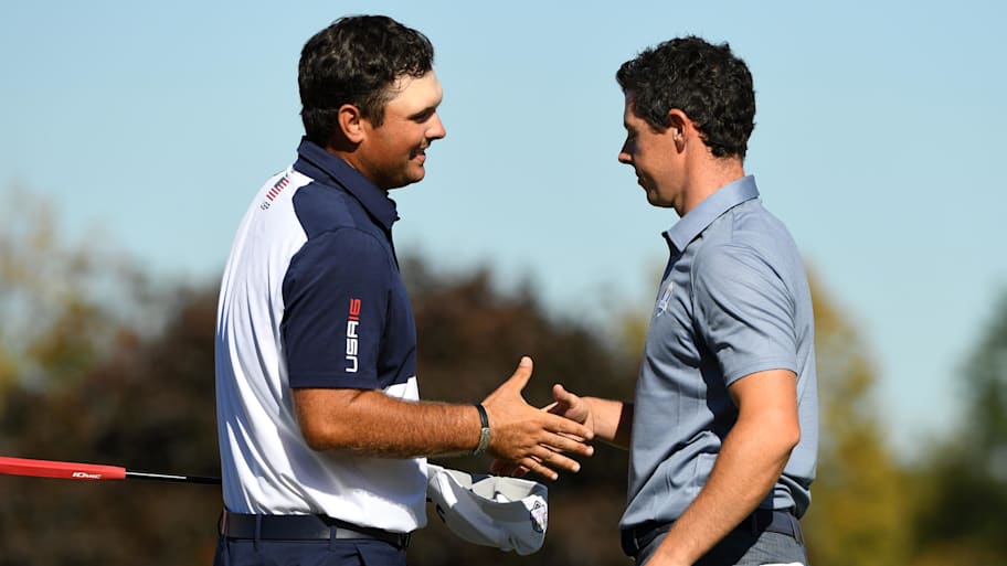 Patrick Reed, Rory McIlroy, 2016 Ryder Cup