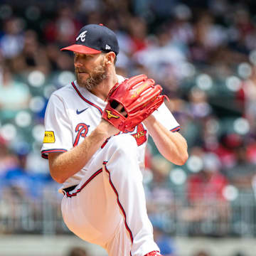 Atlanta Braves pitcher Chris Sale has joined MLB royalty with his 2,400 career strikeouts.