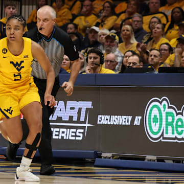 West Virginia University guard Syndey Shaw
