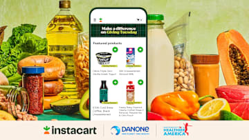 Instacart's 2024 Giving Tuesday campaign
