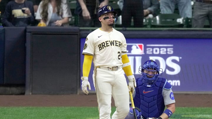 William Contreras watched his home run sail in Game 2 of the NLDS