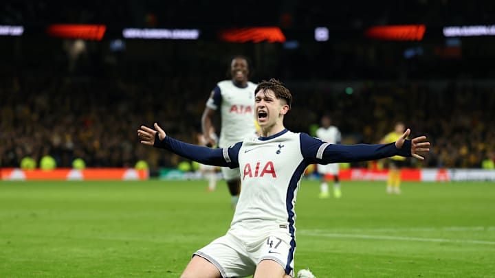 Mikey Moore after his goal against Elfsborg 