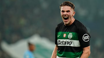 Viktor Gyökeres s'est offert un triplé contre Manchester City en Ligue des Champions