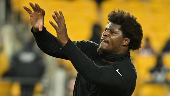 Pittsburgh Steelers tight end Darnell Washington (80)