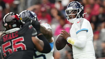 Tennessee Titans quarterback Cam Ward